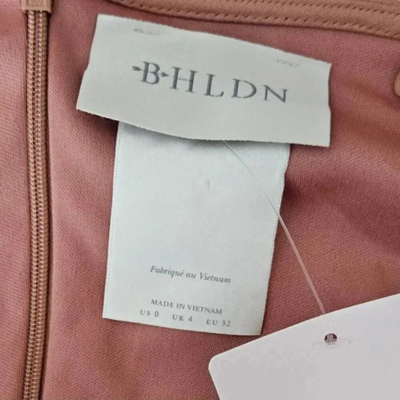 NWT BHLDN Cali Satin Cowl Neck Midi Slip Dress Sedona 0 New Anthropologie - Picture 7 of 9